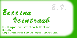bettina veintraub business card